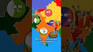 Asian Countries are Celebrating Diwali 🎇🪔| Countryballs in Hindi #shorts #diwali