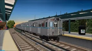 OpenBVE HD: Chasing NYC Subway R38 Pre-GOH (Westinghouse) Q Express Train to Coney Island