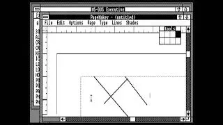 Aldus Pagemaker 1.0 - 1986 - IBM XT 7.16Mhz / Windows 2.0 / PCem