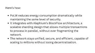 Engineered for Generations Alephium&rsquo;s Proof of Less Work Explained