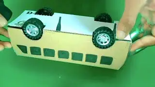How To Make a Paper Bus!!