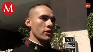 El cadete que se robó la atención en toma de protesta de AMLO