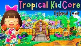 Экскурсия на тропический райский остров KidCore // Экскурсия на остров из Animal Crossing New Hor...