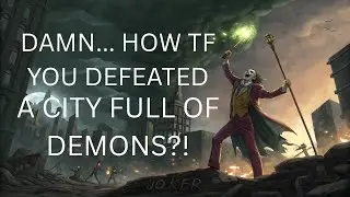 YOU ARE ENFORCING DIVINE LAW ON THE PLANET ⚖️, YOU DEFEATED A CITY FULL OF DEMONS!! - JOKER SPEECH -
