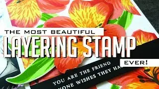 The Most Realistic Flower Stamp I've Ever Seen