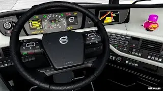 ETS2 Mods v1.49 Volvo FH16 2012 More Readable Dashboard