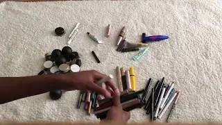 Liner, Mascara, & Glitter Declutter 2018