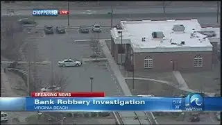 Bank robbery investigation in Va. Beach