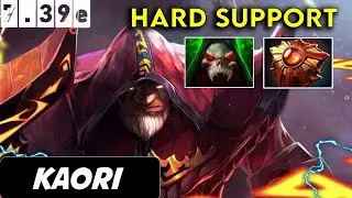 kaori Warlock Hard Support - Dota 2 Patch 7.39e Pro Player Full Gameplay