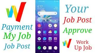 How Can Job Post In Work Up Job With Mobile Phone | Work Up Job