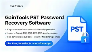 Professional PST Password Recovery Tool | Removed PST Password | Unlock PST | Recover PST Password