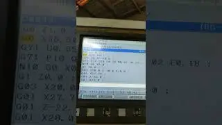 cnc program G71 turning cycle and G72 facing cycle 😊