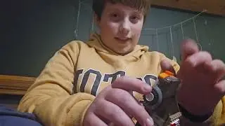 I built a lego police car 