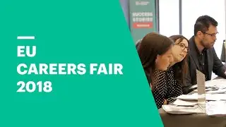 Networking with Business Leaders at the EU Careers Fair 2018 in Barcelona