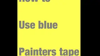 How to use blue painters tape to make prints stick