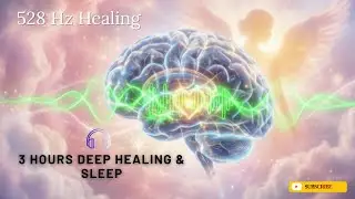 🎧 528 Hz Heart Brain Coherence Healing &bull; 3 Hours Deep Sleep & Focus Music