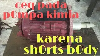 Ceq pompa kimia produk HipfLow 1 phase 220V karena rembes cairan berhasil atau tidak❓❓
