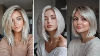 Asymmetrical Bob Haircuts 2026 Platinum French Bob For A Bold Look Flattering Gray Bob Ideas