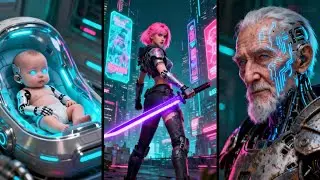 I lived 80 years of my life #trending #SciFi #Cyberpunk #ShortFilm #AIStory
