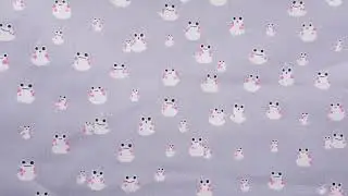 Cotton and Steel small grey frog fabric