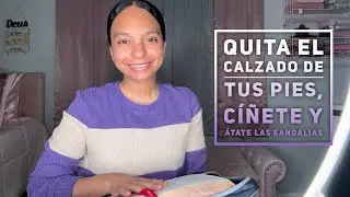Quita el calzado de tus pies, c&iacute;&ntilde;ete y &aacute;tate las sandalias