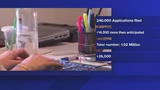Economy: Number of applications for jobless aid sees uptick