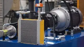 plate heat exchanger working animation// Hydraulic oil cooler 