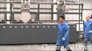 Impact Extrusion press+Cutting &grooving+US cleaning