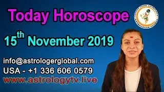 Ежедневный Гороскоп Русский 15th November 2019|индийская ведическая астрология daily horoscope