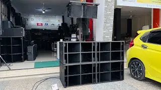 Cek Sound PAKET 4 SUBWOOFER ATV 118 Reborn mk2 pesanan dari Sumatra Utara