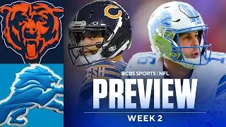 NFL Week 2 Game Preview & Predictions: Bears at Lions
