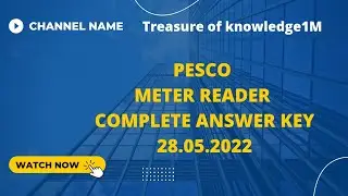 PESCO |METER READER| UET TEST|