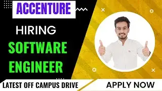 Accenture Bulk Hiring | Latest Off Campus Drive 2022 | Job Update | Latest Jobs | Software Engineer