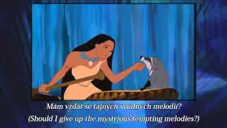 Pocahontas - Just Around the Riverbend (Czech) Subs&Trans