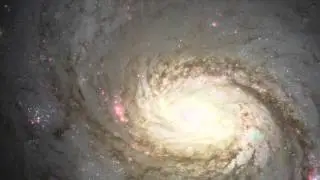 Panning across Messier 77