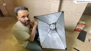 Softbox lighting Kit Stands k Sath (Wholesale Price & 4in1 Bulb Softbox full Setup Urdu/hindi Review