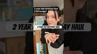 2 year olds birthday haul!#birthday#toddler #2ndbirthday #haul #birthdayhaul