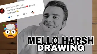 Mello Harsh Drawing | Arav Gaikar Arts