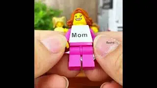Personalized Minifigures With Kids Name For Mom Mother's Day Gift