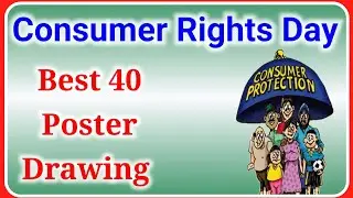 consumer rights day drawing || consumer rights day poster drawing ideas ||World consumer rights day