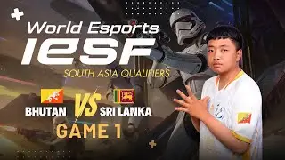 Game 1 Bhutan Vs Sri Lanka | IESF MLBB South Asia Qualifiers 2025 | Icy Paradise