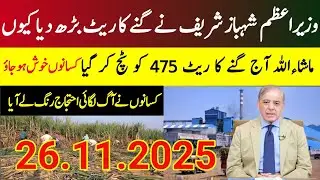 Sugarcane Rate in Pakistan 2025