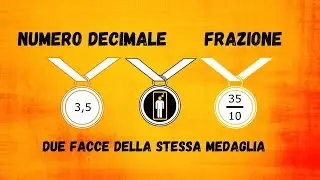 Passare da una frazione al numero decimale corrispondente e viceversa