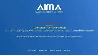 MAT Exam Result Dec 2021 &ndash; for IBT, PBT & CBT