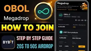 OBOL Megadrop On Bybit | How to Join Bybit Megadrop | Bybit Mega Airdrop Guide #bybit #megadrop