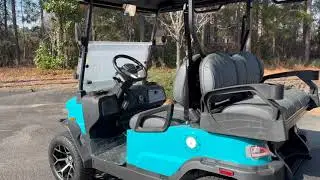 Denago Nomad XL AQUA Fully Street Legal-Journey Golf Carts Wilmington, NC
