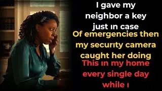 When Margaret knocked on my door with brownies,I gave her a spare key,but what she did in my home...