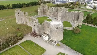 Spectacular drone footage captures 13th-century Norman castle in Ireland