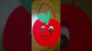 Apple 🍎 prop for Fancy dress | how to make apple prop #shorts #papercraft