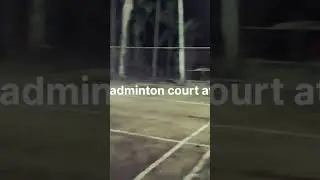 before and after badminton court at home #badminton court